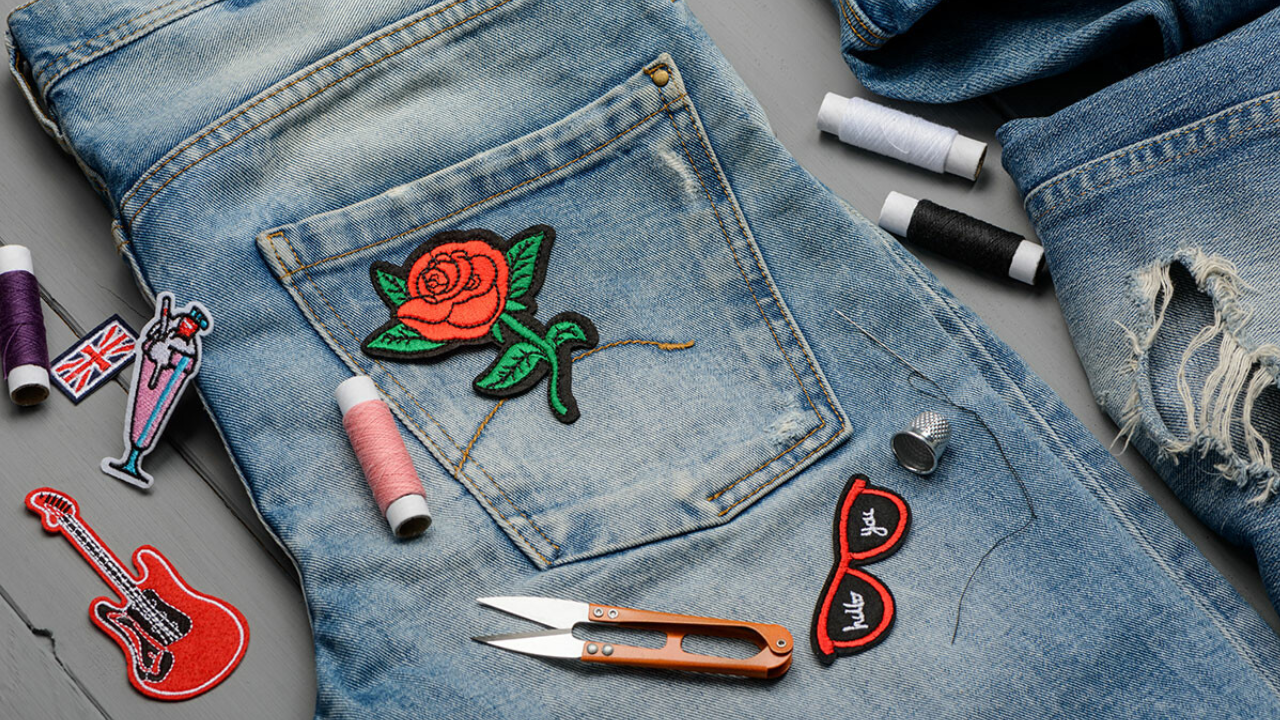 how to sew on a patch